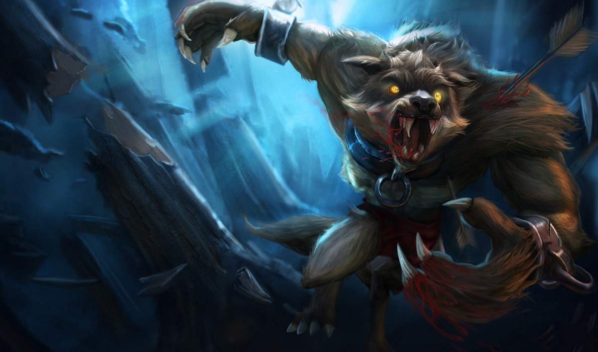 Image de Warwick : le Loup-garou monstrueux et anthropomorphique de League of legends - Riot games