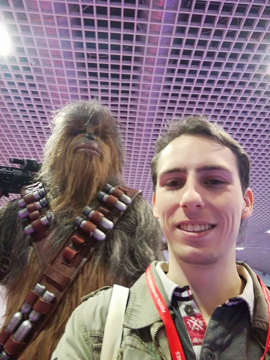 Florian avec Chewbacca