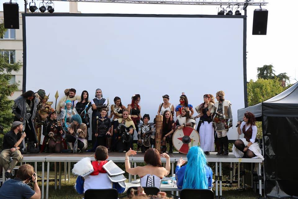 Photo de classe du concours de costumes et cosplays Yggdrasil 2017