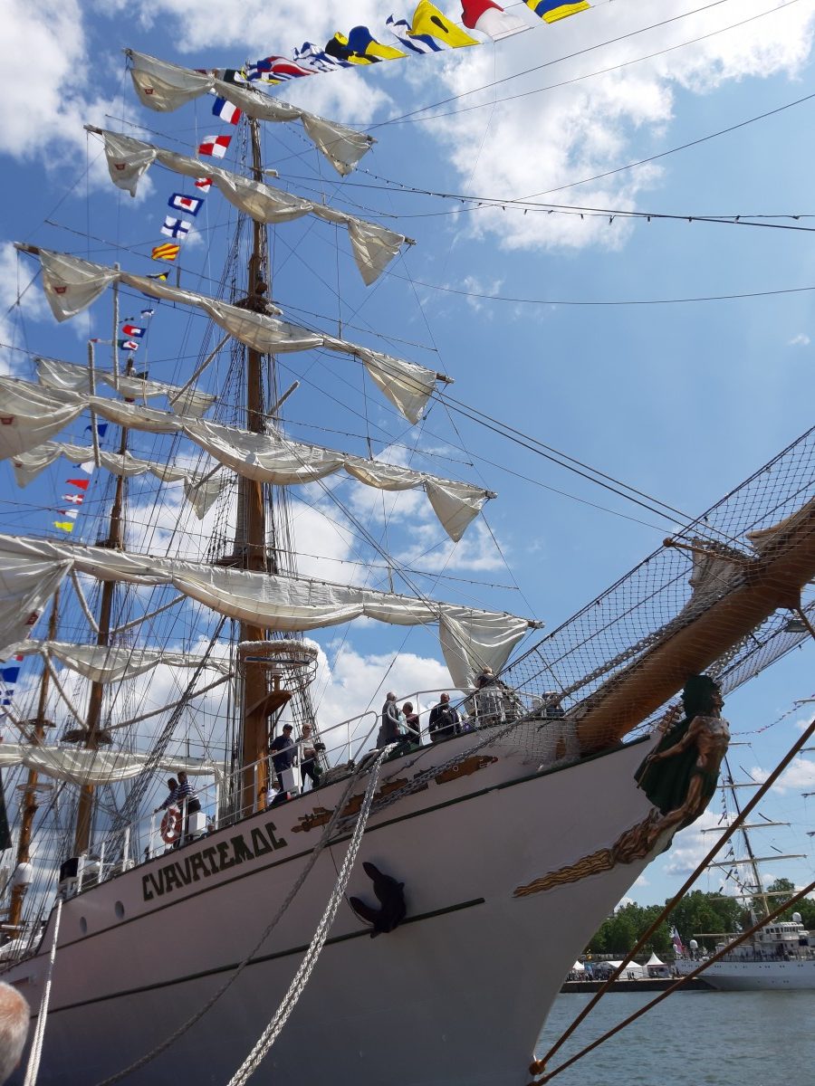 Détail d'un voilier russe Armada Rouen 2019