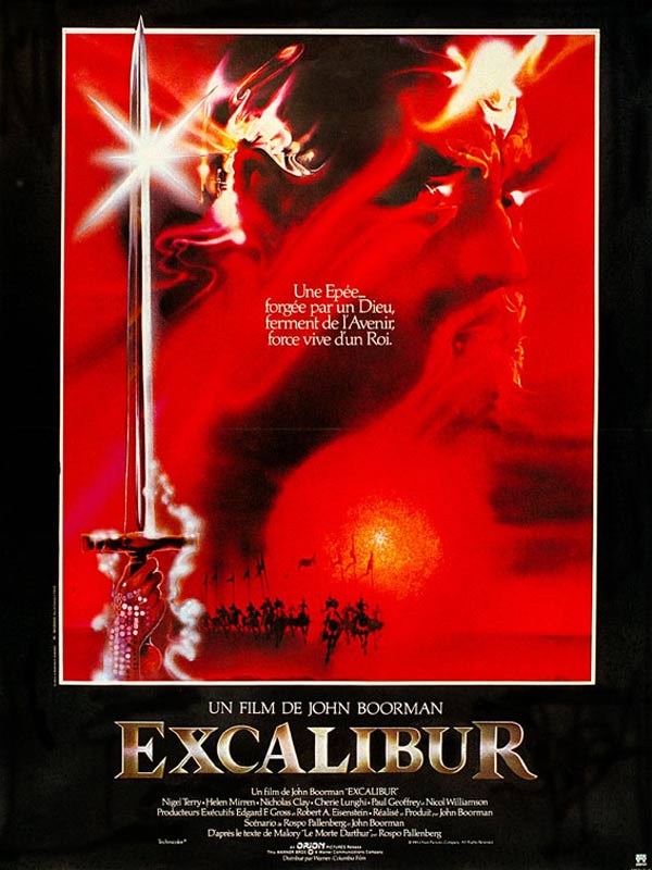 Affiche Excalibur (1981), de John Boorman