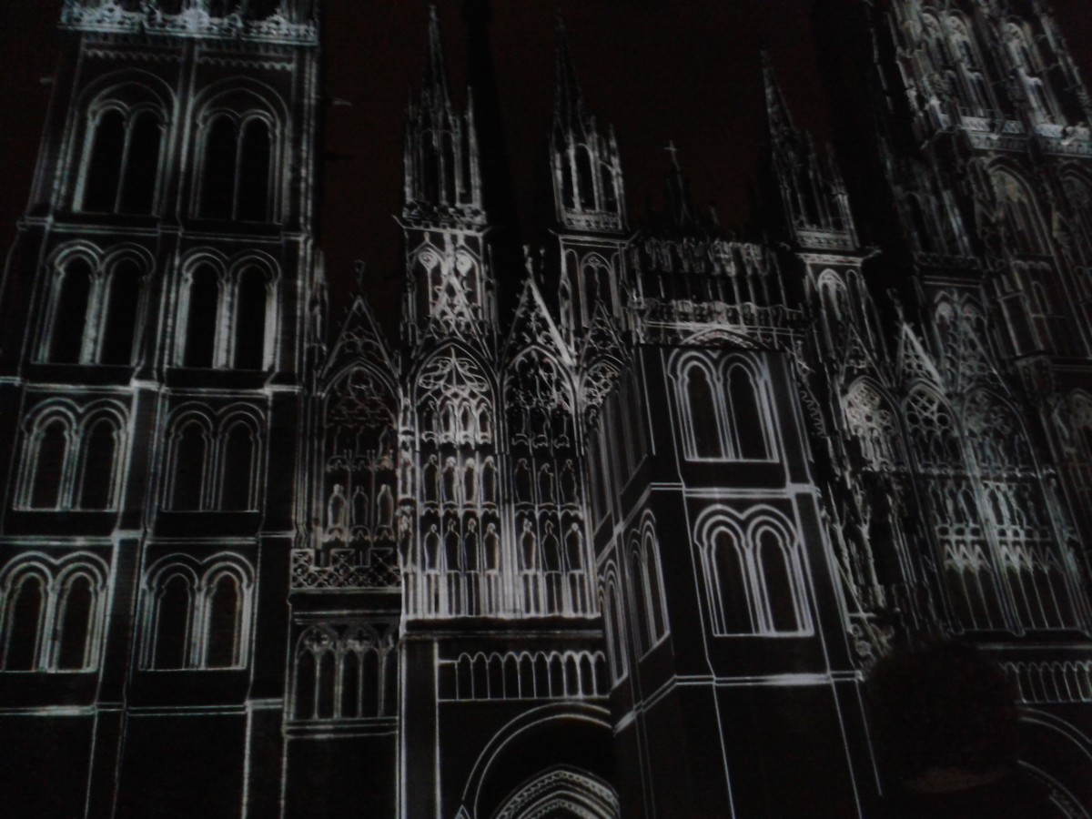 Illuminations de la cathédrale de Rouen 2014