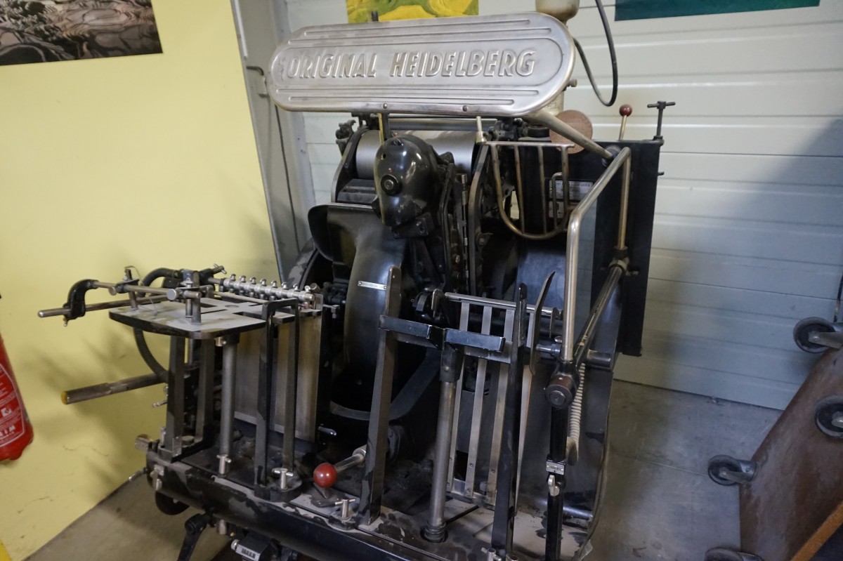 Original Heidelberg machine