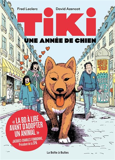 Couverture Tiki une année de chien de Fred Leclerc et David Azencot