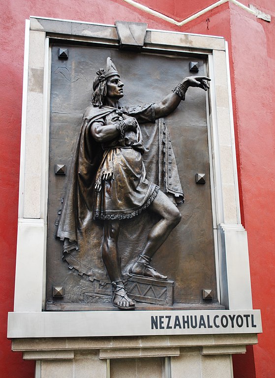 Bas relief représentant le roi Nezahualcoyotl - Wikimedia
